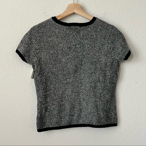 Talbots Cropped Short Sleeve Sweater - Picture 4 of 4